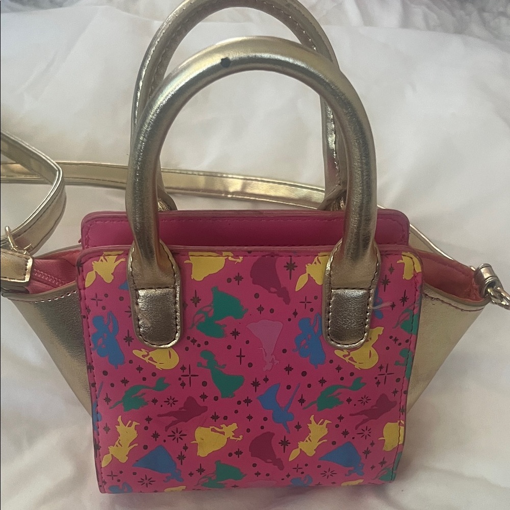 Disney Princess Pink and Gold Kids Bag
